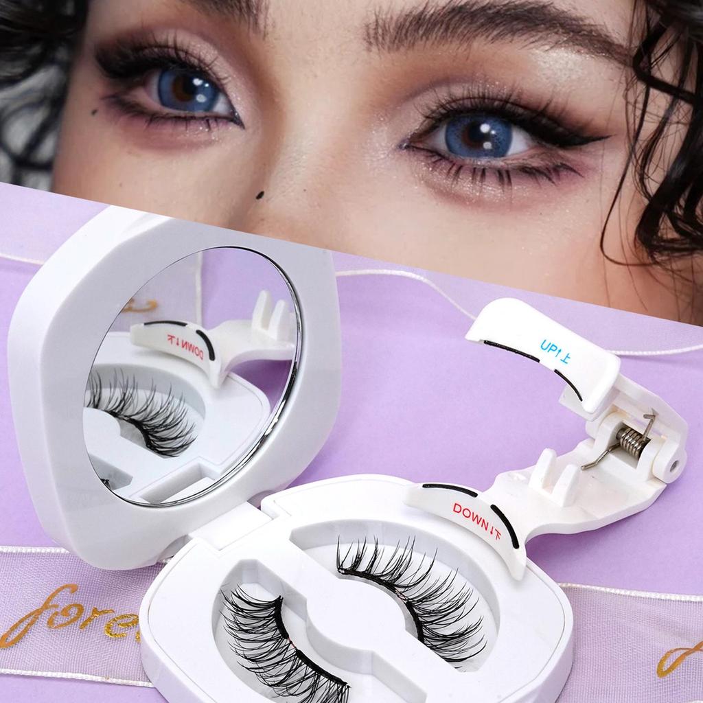 Weiche magnetische dünne Wimpern: Europäischer, Amerikanischer, Japanischer, Koreanischer Natürlicher Stil - Integrierte Box.