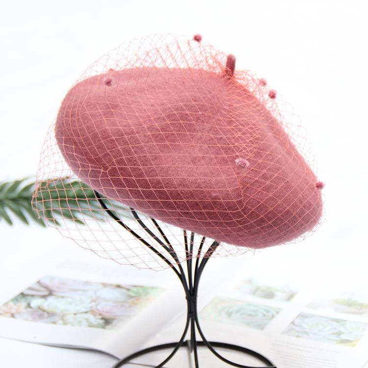 Autumn and Winter New Women's Beret Cashmere Fashion Bud Hat Trendy Versatile Casual Soft Girl Painter Hat