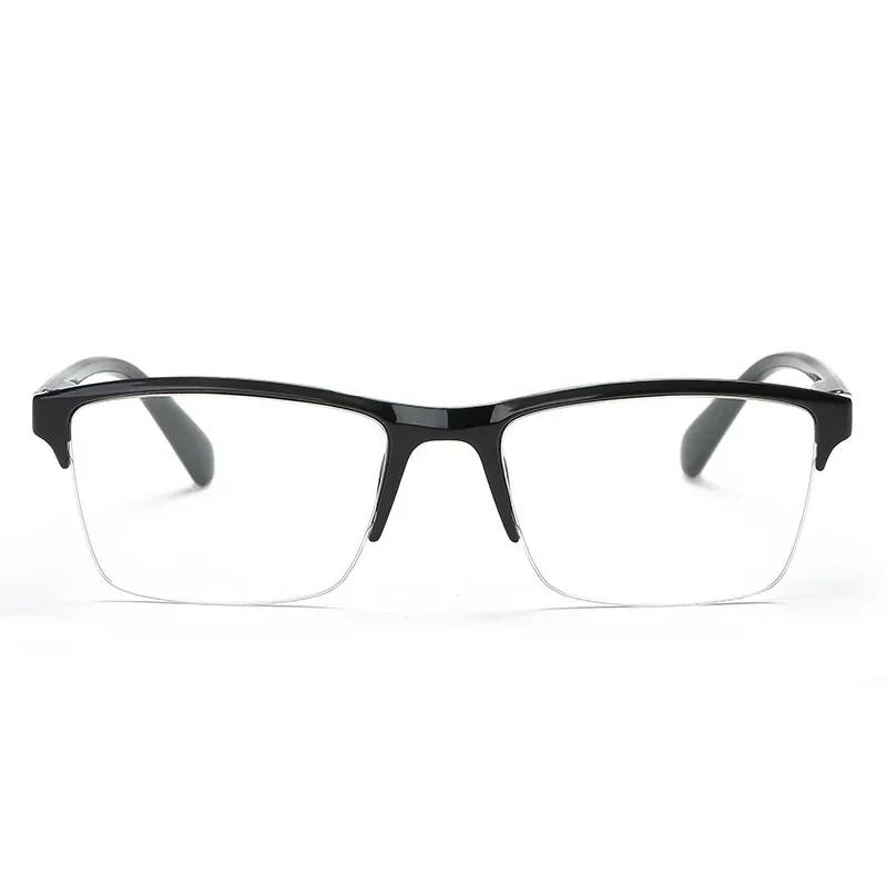 Ultralight Square Half Frame Reading Glasses Presbyopic Glasses Men Women +0.25 0.5 0.75 1 1.25 1.5 1.75 2 2.25 2.5 2.75 3