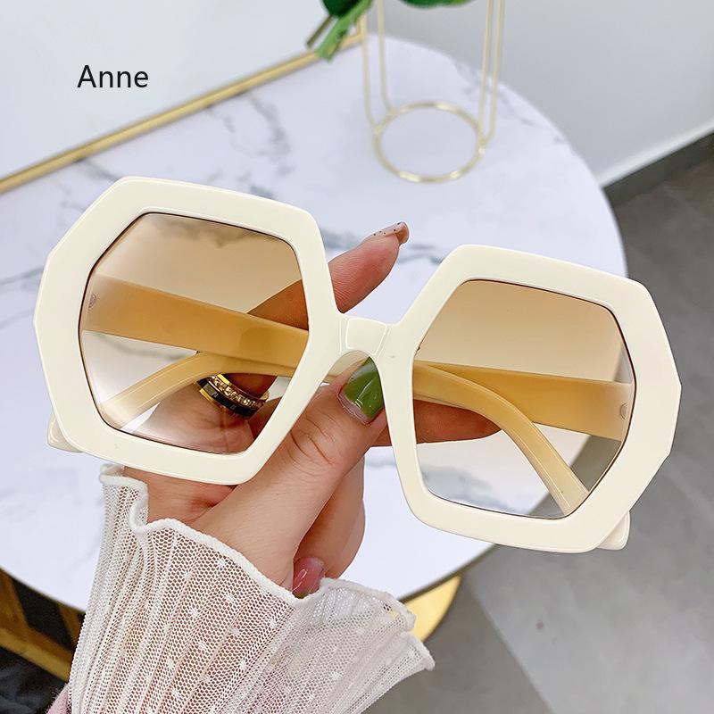 

Trendy Oversized Polygon Sunglasses Women New Fashion Luxury Big Frame Black Sun Glasses For Men Large Square Eyewear UV