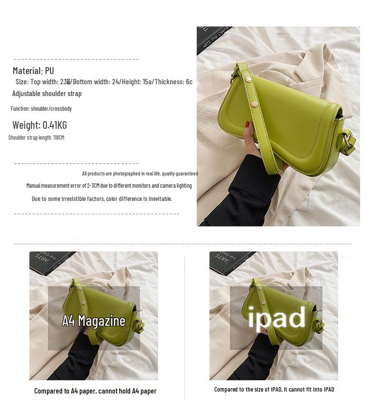 2024 Women's Luxurious Versatile Shoulder Bag - High-End Niche Crossbody Square Bag