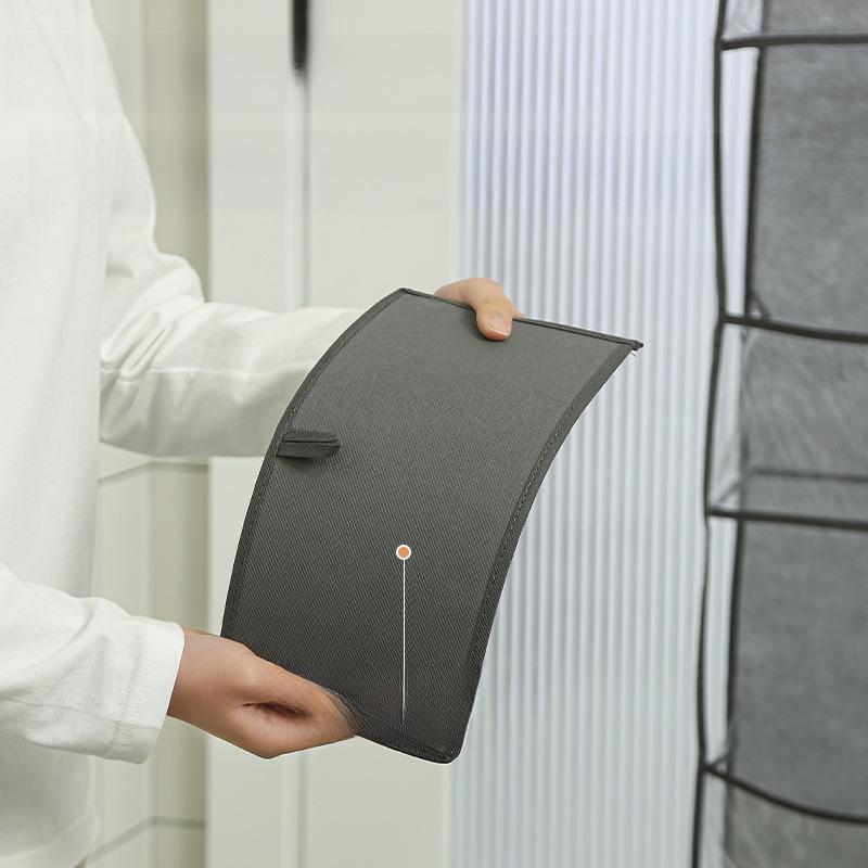 4 Grids Transparent Multi-Pocket Hanging Door Organizer