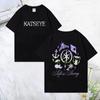 Katseye Fashion Printed T Shirt Mens Womens High Quality Vintage Tshirt Cotton Tops Hip Hop Streetwear Short Sleeve Tee Shirt