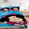 Mafalda'S 50Th Anniversary Print 3Pcs Bedding Setduvet Cover With 2 Bedropillowcase Home Birthday Gift