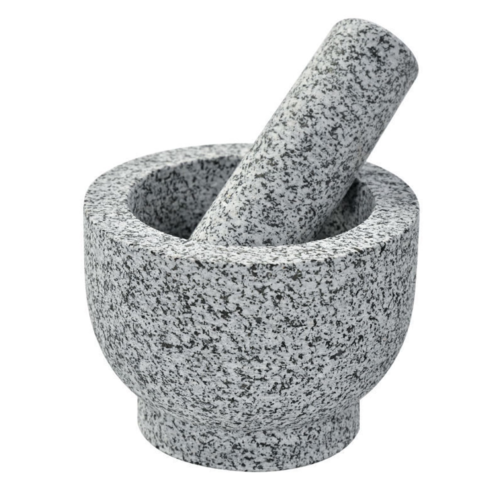 

TXXWPFYZ Granite Mortar and Pestle Set | Natural Stone Material for Grinding Aromatic Vegetables, Spices, and Nuts | Ideal Kitchenware for Grinding an