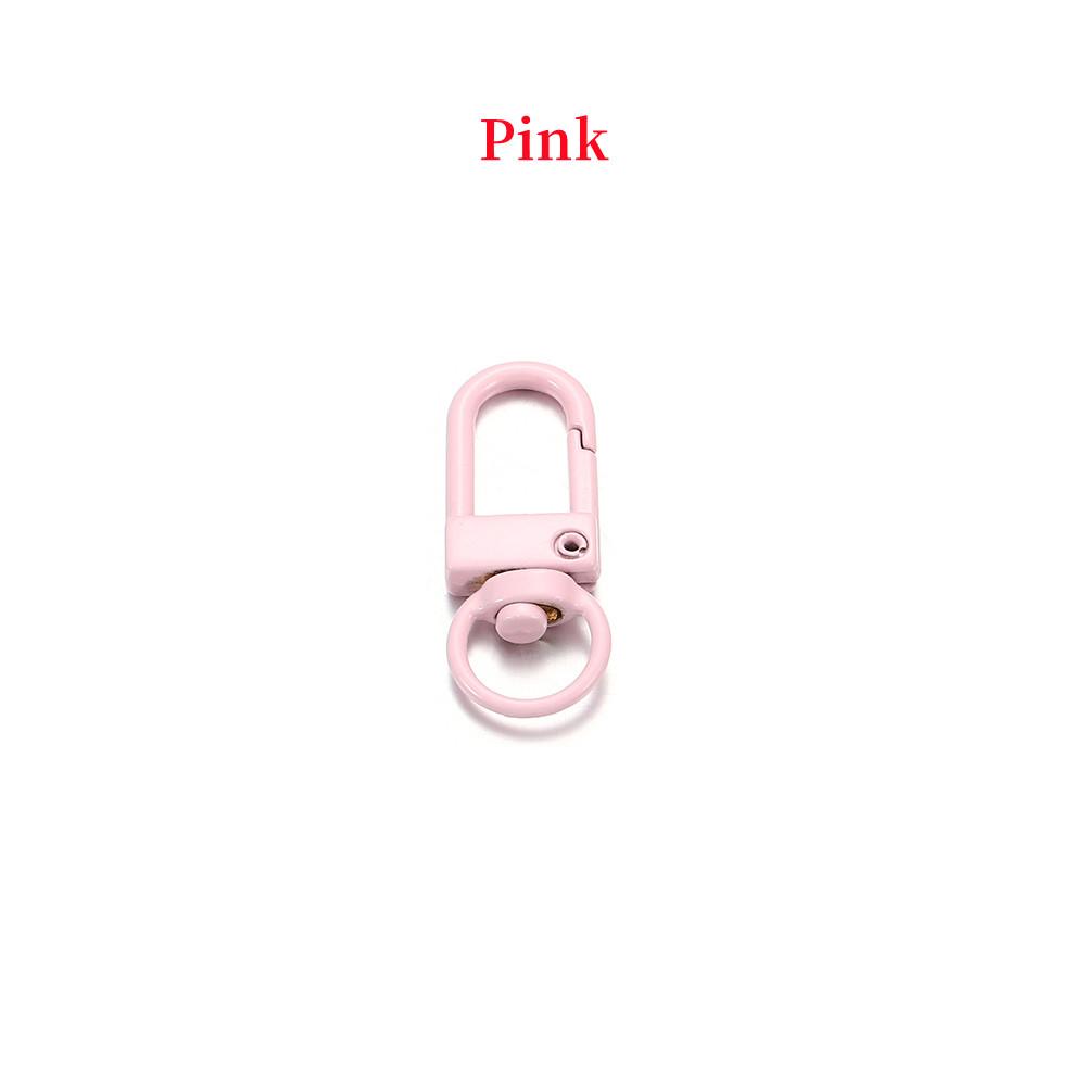 10pcs/lot 12*33mm Dog Buckle Zinc Alloy Bag Hook Buckle Key Ring Connectors For DIY Jewelry Making Supplies