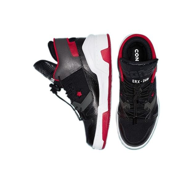 Converse ERX 260 Lässige Strapazierfähige High-Top Kinder Skateschuhe Kinder Sneaker Schwarz Rot 265219C