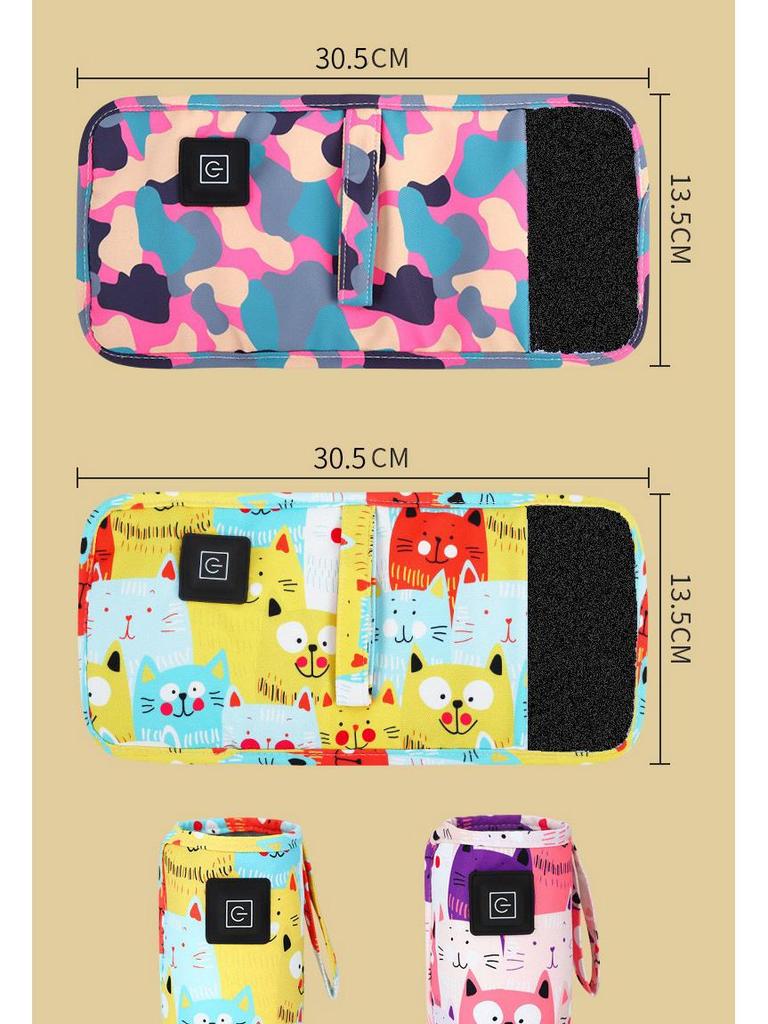 Universeller Cartoon-Milchwärmer: Dreistufige Heizung, Tragbarer isolierter Flaschenüberzug