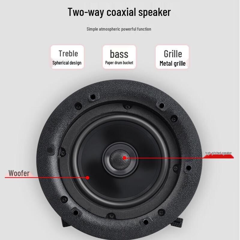 Newman ND-8 Ceiling Speaker CN plug (adapter included)