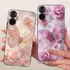 For Itel S18 Pro 6.6" Case Simple Style Pop Patterns Silicone TPU Black Cover Shockproof For ITEL S18 Pro S18pro Phone Cases