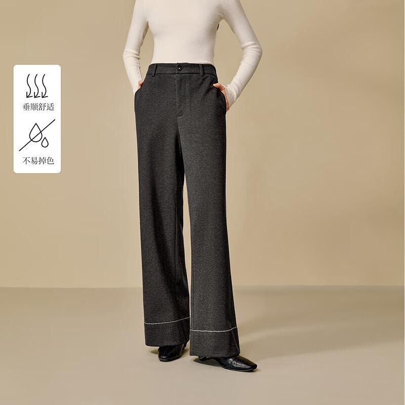 INMAN Женские повседневные брюки прямого кроя с эластичной талией 29