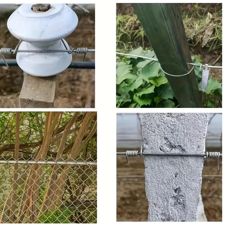 1 Stück Multifunktions-Zaun-Drahtzwirbler, geeignet für T-Pfosten-Clips und Stacheldrahtwerkzeuge, Drahtbefestigungsvorrichtung, Drahtbinde-Hardwarewerkzeug