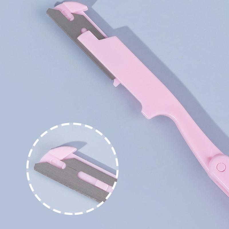 3Pcs Face Eyebrow Trimmer Blades Shaver Knife Foldable Shaper Shaping Razor Hair Remover For Women Beauty Tools