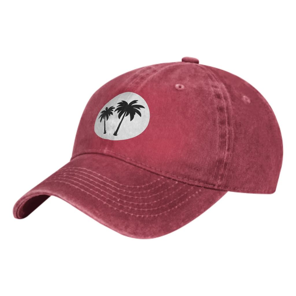 Coconut Tree Summer Classic Fashion Men Trucker Hat Cotton Breathable Women Cowboy Cap Outdoor Travel Leisure Basketball Caps