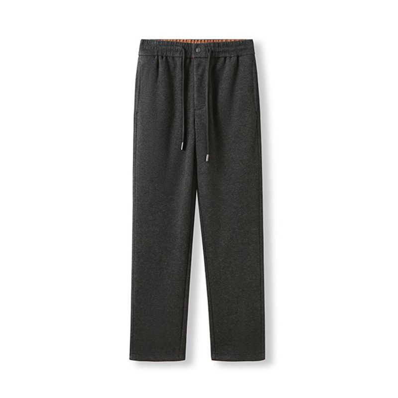 Acetate Fleece Business Casual Pants Men's Straight Spring and Autumn Draping Effect Pants Foreign Trade Men's Trousers Light Luxury Trousers