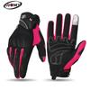SUOMY Breathable Full Finger Racing Motorcycle Gloves Quality Stylishly Decorated Antiskid Wearable S-XXL Moto Gloves
