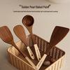 Ebony Wood Spatula and Frying Spatula Set