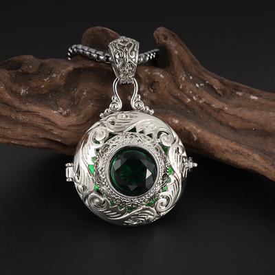 Classic Vintage Openable Perfume Bottle Necklace for Women Men Personality Fashion Party Banquet Jewelry