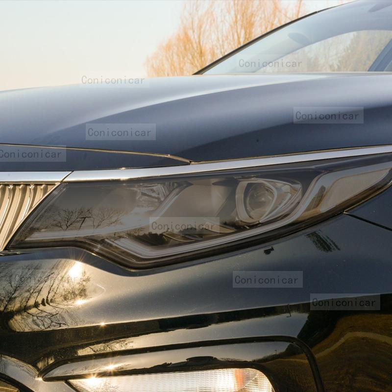 Für KIA Optima K5 2016-2019 2018 Autoscheinwerfer Schwarze TPU Schutzfolie Frontlicht Tönung Farbwechsel Zubehör