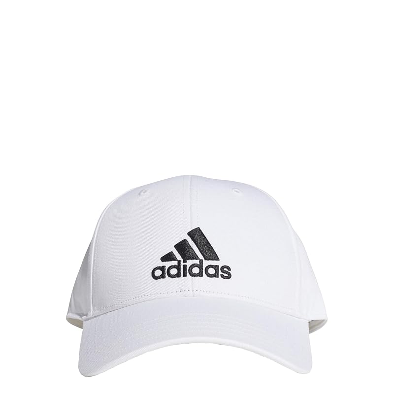 

[Adidas] cap baseball cotton cap GNS10 men s white/white/black (FK0890) OSFZ