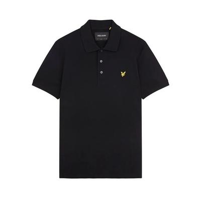 Lyle & Scott Gładkie polo z krótkim rękawem