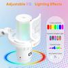 COMICA EJoy Uni Pro a Wireless USB Condenser Microphone Set with a Boom Unidirectional Polar RGB Noise and Mute for Web and Content Compatible with