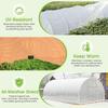 Clear Plastic Tarps Heavy Duty Waterproof 4x8 FT,Green House Plastic Covering Sheeting,UV Resistant Greenhouse Cover Clear Tarp with Grommets