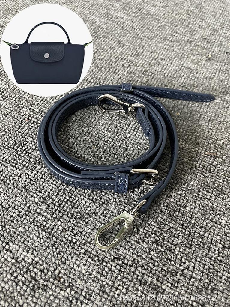 First Layer Cowhide Longxiang Mini Non-destructive Modification Dumpling Shoulder Strap Crossbody Bag Accessories Punching DIY