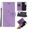 Suitable for Samsung S24FE Leather Case S21plus Fashionable Small Butterfly Embossed Card Wallet Case A42