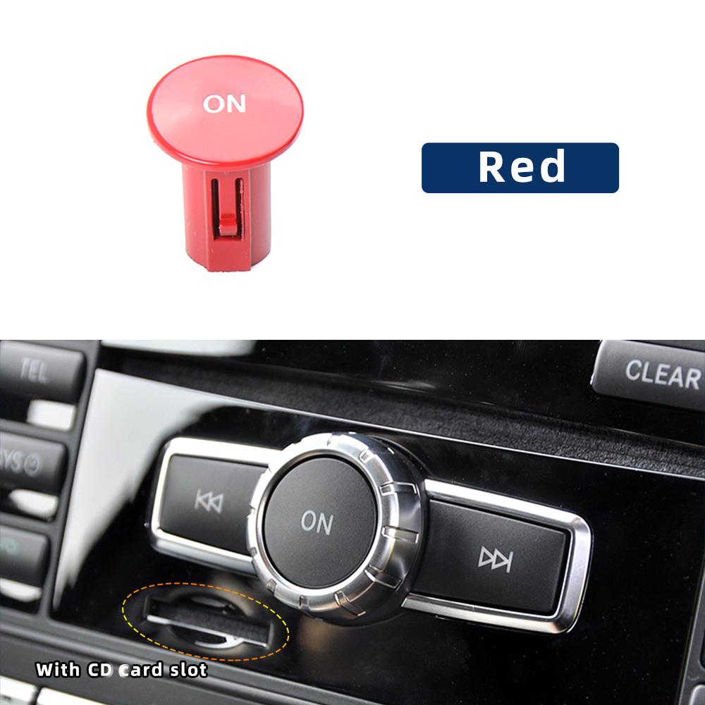 For Mercedes Benz W204 X204 W212 W207 W218 W166 W156 W176 Front Center Console Radio CD Player Button Knob ON Button Switch Cap Switch button-R