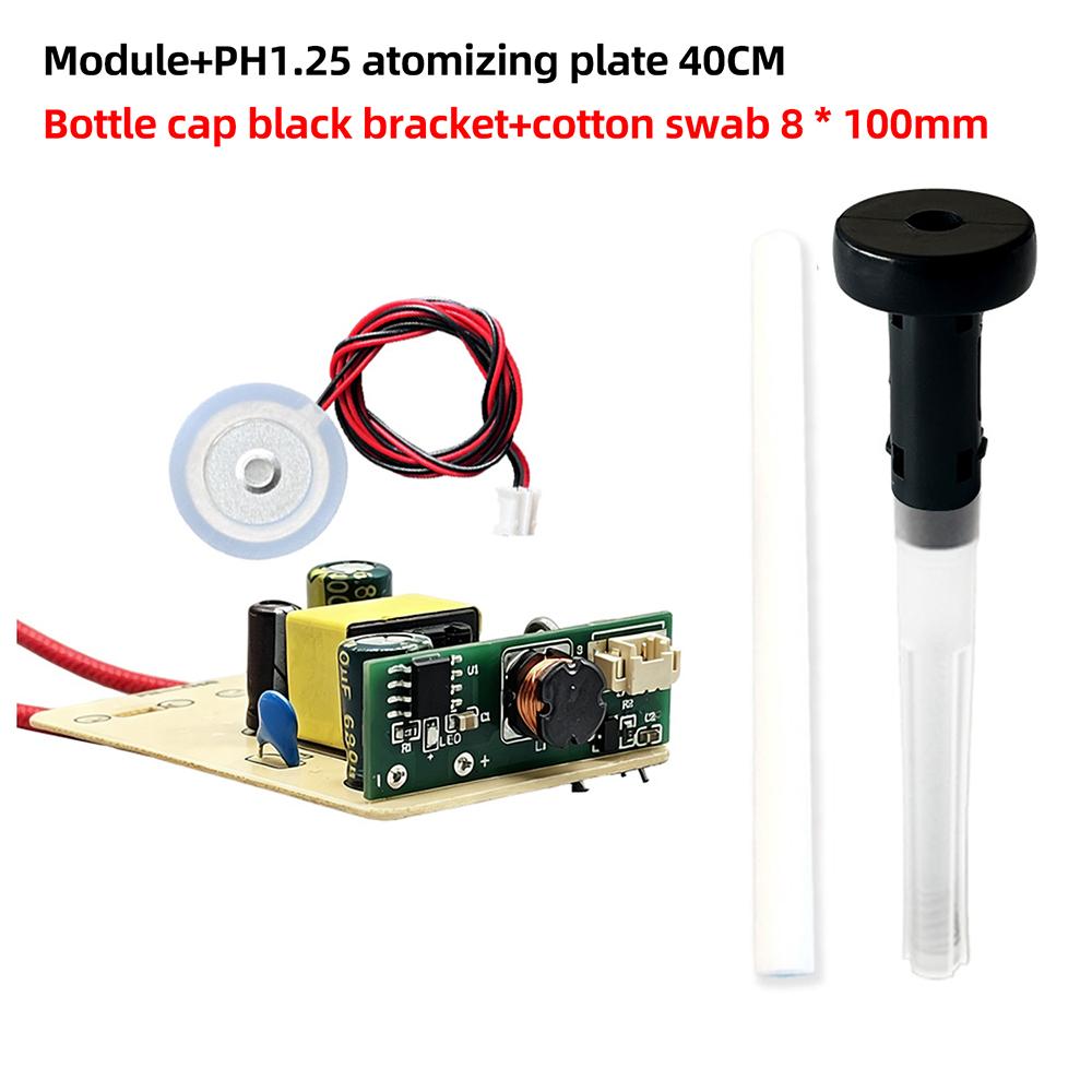 AC 100-240V Atomizer Module High Pressure Humidifier DIY 108KHZ Wide Voltage Single Spray for Plants Hydration Experiment