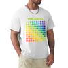 Rainbow Grid of Prime Numbers TShirt Sporty Breathable Short Sleeve TShirt
