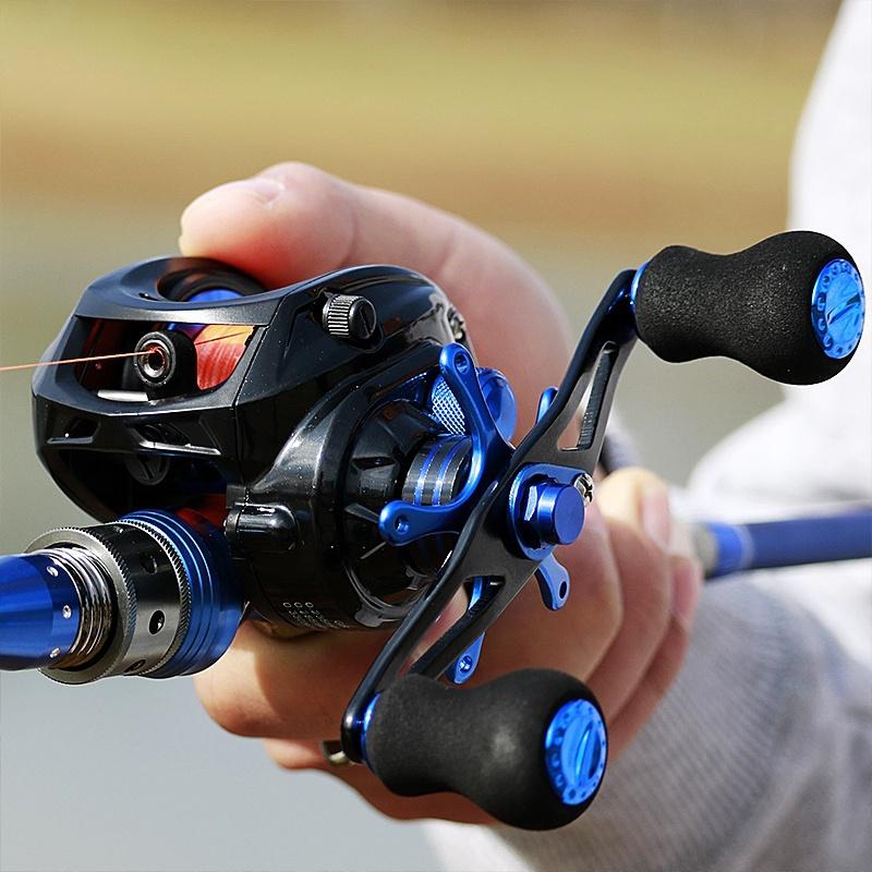 Baitcasting Reels Dubbla Brake Systems Baitcaster Reels Reel 7.0 Gear Ratio Fishing Reel Baitcast