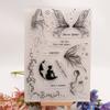 Clear Stamps for Card Making Transparent Stamps Clear for Paper Card Photo Album and DIY Scrapbooking Crafting Supplies