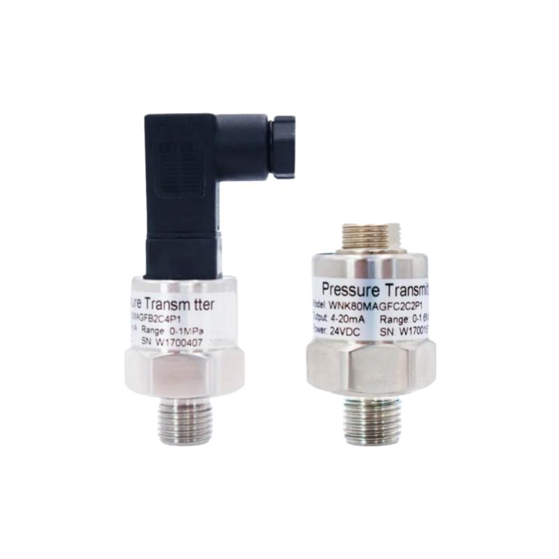 Threaded 0-1MPa Pressure Sensor - Customizable 4-20mA Output - Water/Oil Media - IP67