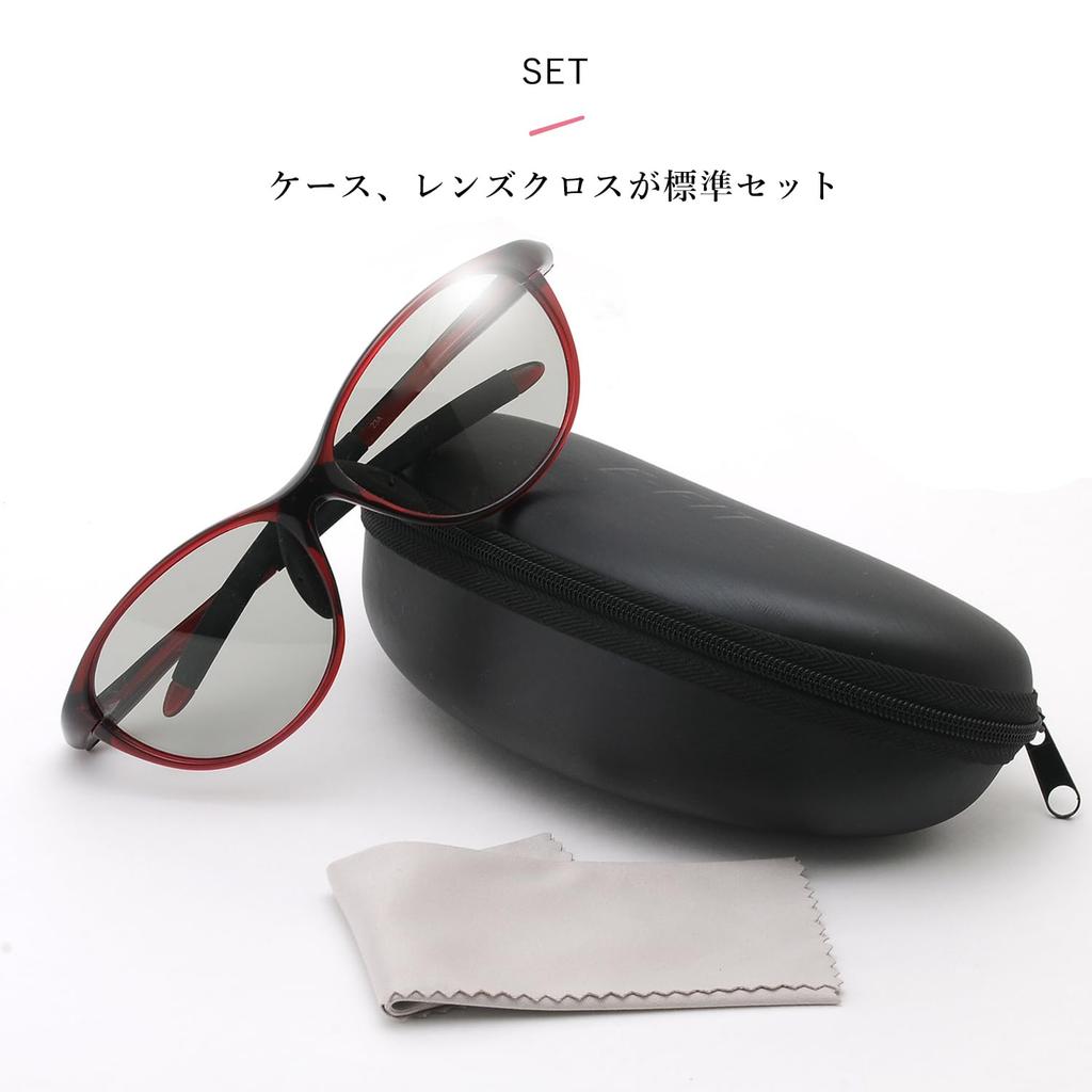 [E-FIT] Women's Sports Sunglasses UV400 [Polarized, Lightly Tinted Lenses/Eye and Skin Care] Ultra-lightweight, Comfortable Fit/Suitable for Golf, Run