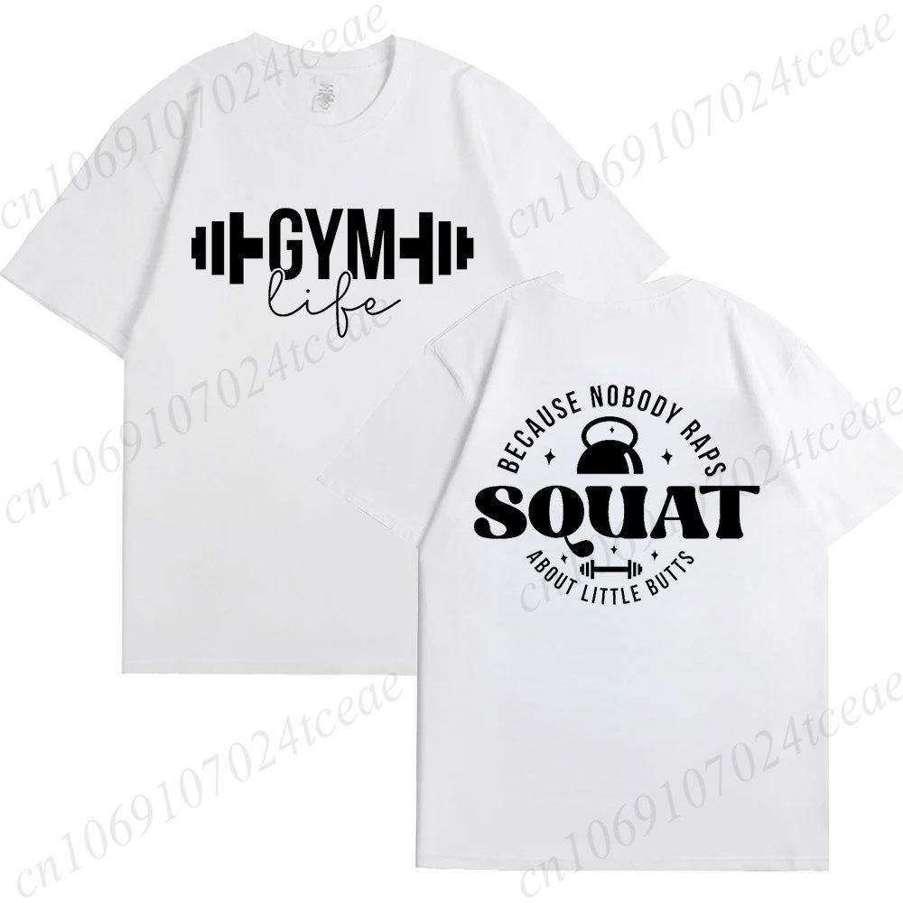 Funny Gym Life T-Shirts for Women Workout Summer Short Sleeve Tees Motivational Positive Tees Cute Exercise Fitness Tops