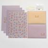 DIY Postcard Floral Envelopes with Stickers Letter Writing Paper Letter Pads  Stationery