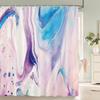 Marble Ripple Shower Curtain Abstract Striped Waterproof Bath Curtain For Bathroom Home Decor Polyester Fabric Bathroom Curtain