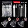 Iron Ring Fan-Shaped Nail Color Display, 50-Piece Set of Ballet Oval Pointed Practice Nails