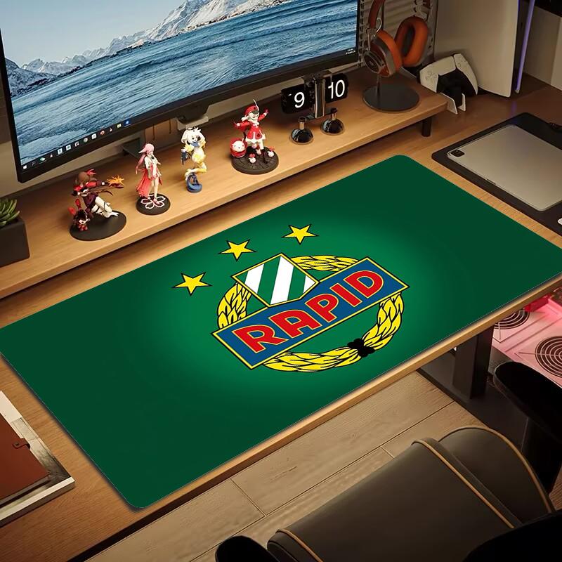 Sk Rapid Wien Mouse Pad Large Gaming Table Cushion Nonslip Laptop Tablet Big Mousepad Xxl Mat Mini Pc Playmat With Lock Edge