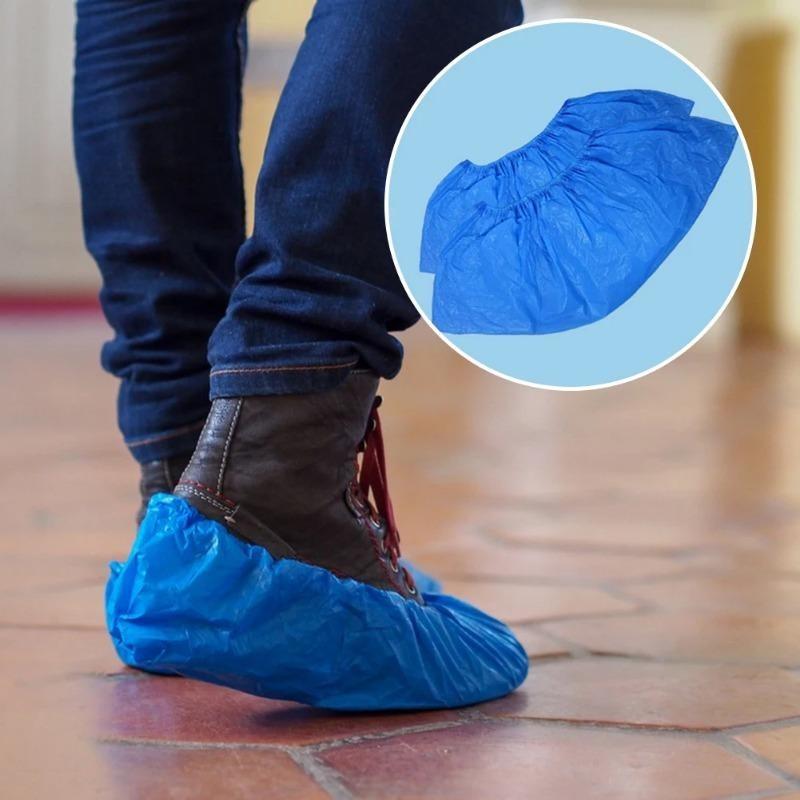 Shoe Covers - Disposable Hygienic Boot Cover for Household, Construction, Workplace, Indoor Carpet Floor Protection