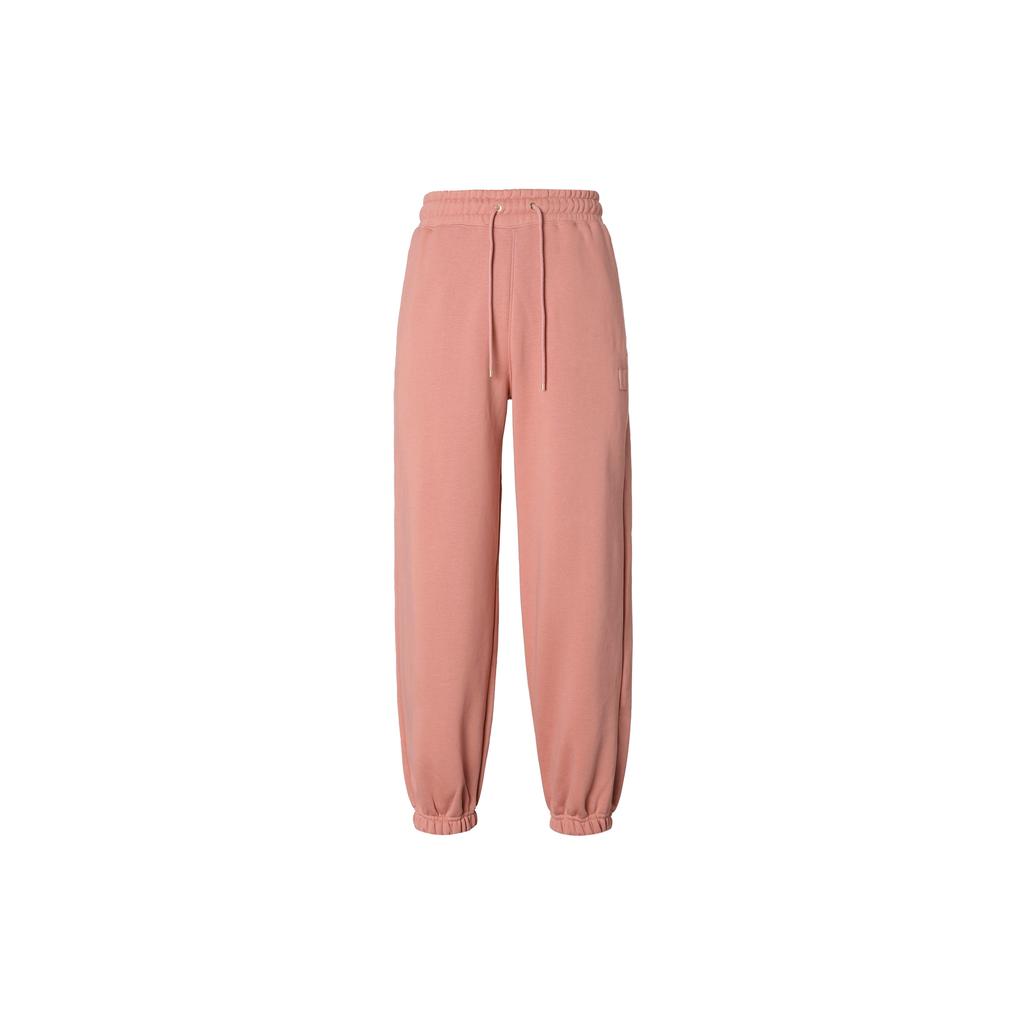 New JORDAN Knitted Sweatpants Women's Pink FB5114-618