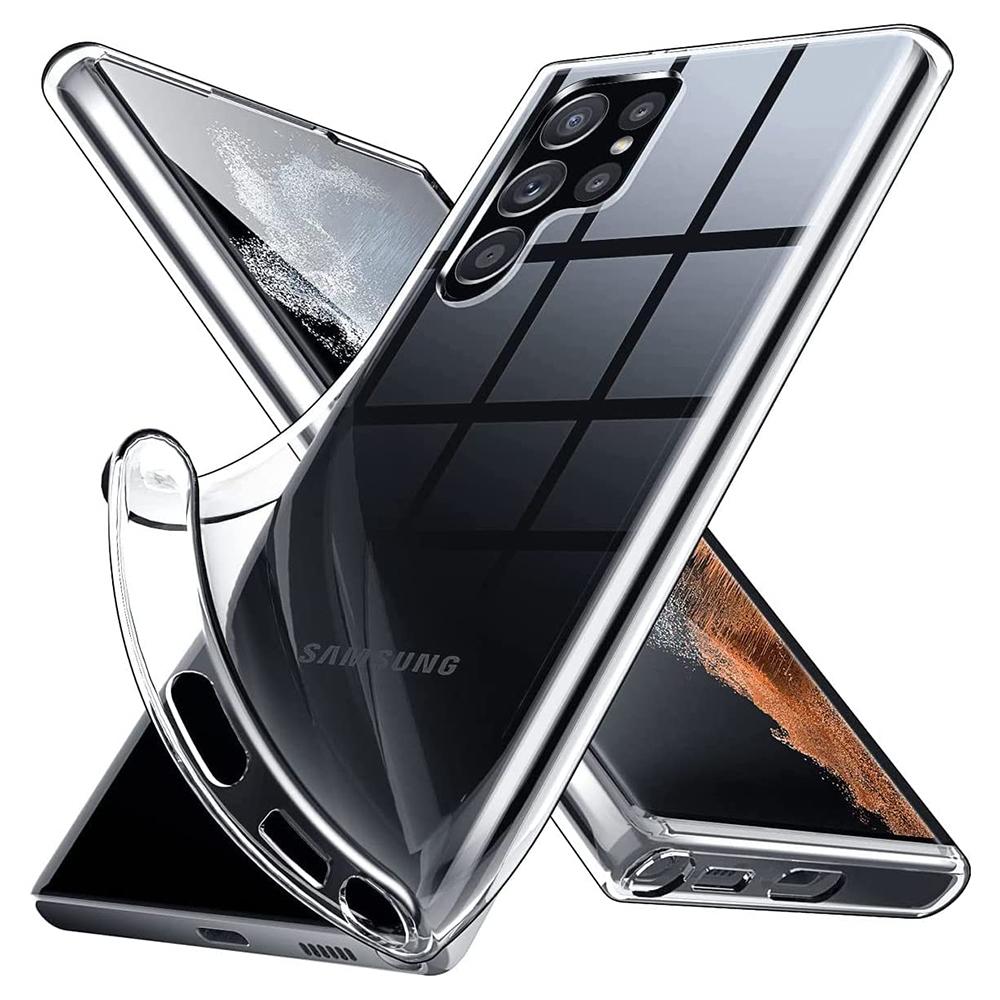 

Ultra Thin Clear Silicone Case For For Samsung S24 S23 S22 S21 S20 FE S22 S20 Ultra S10 Plus Lite S10E Soft Full Case Slim S10 LITE