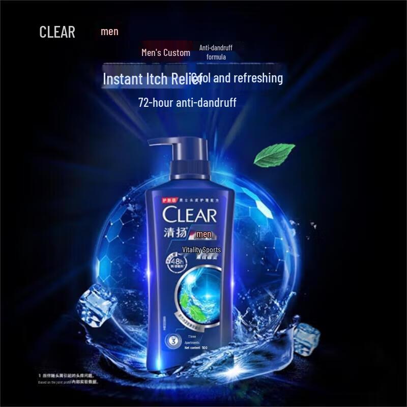 Clear Men Anti-Dandruff Vitality Sport Mint Shampoo