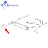2 Pcs New Trim Tilt Cylinder Pivot Pin End Cap 03857522 for Volvo Penta OMC Cobra Part Number 3857522