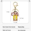 Japanese Sakura Koi Omamori Amulet Keychain for Luck, Wealth & Safety - Charming Couple's Accessory