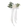 1Pack Wedding Chair Back Flower,Wedding Chair Decorations Aisle Benches Pew Flowers,Church Artificial Flowers for Wedding X3UC