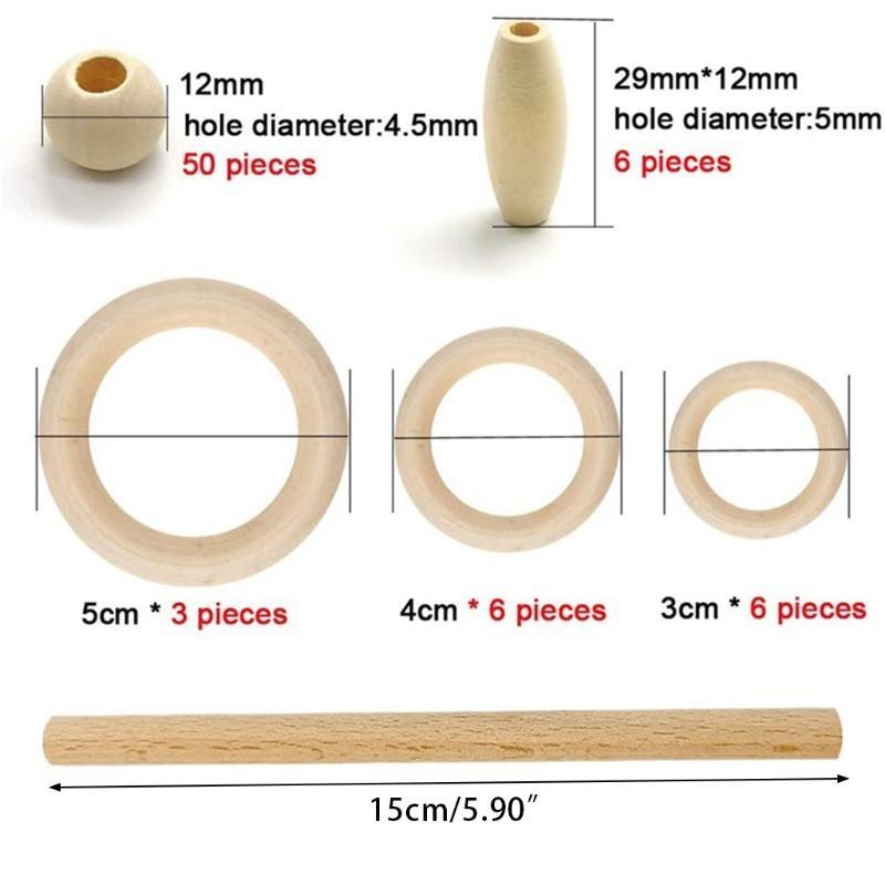 Macrame Thread Macrame Beads DIY Supplies for Adults Teens Beginners