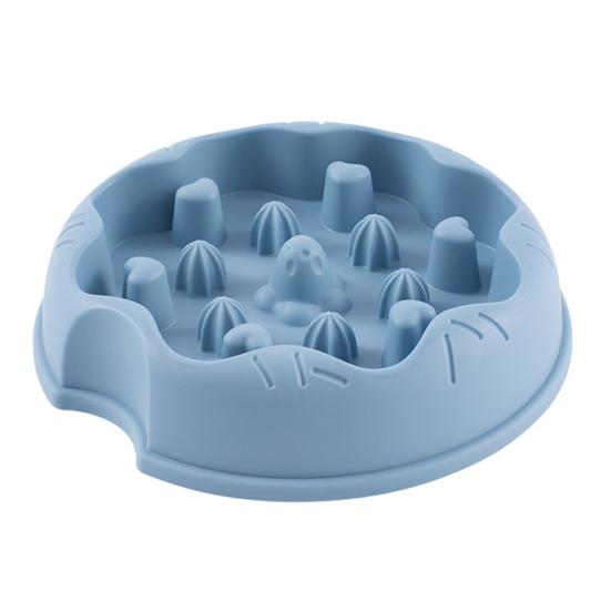 baizihuahu Dog Slow Feeder Bowl, Cat Eating Anti-Slip Bottom Pet Dish, Reduces Choking Vomiting for Cats Dogs